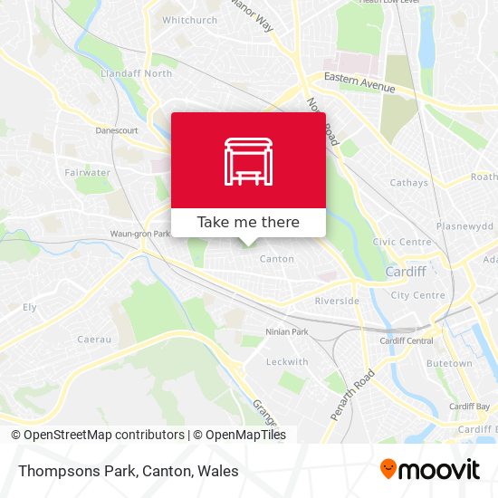 Thompsons Park, Canton map