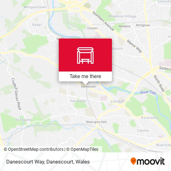 Danescourt Way, Danescourt map