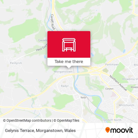 Gelynis Terrace, Morganstown map