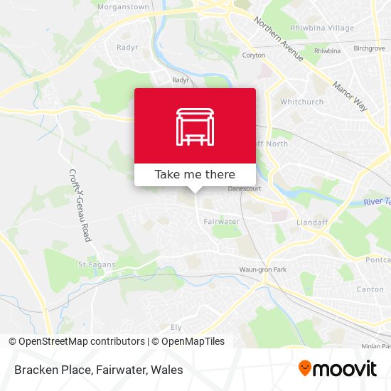 Bracken Place, Fairwater map
