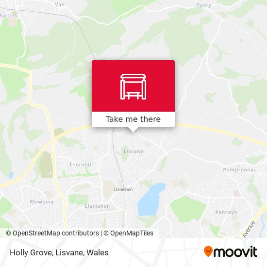 Holly Grove, Lisvane map