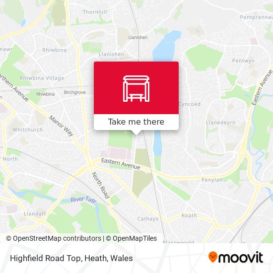 Highfield Road Top, Heath map