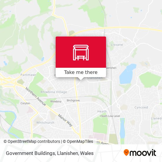 Government Buildings, Llanishen map
