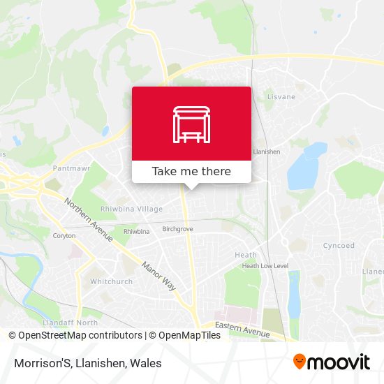 Morrison'S, Llanishen map