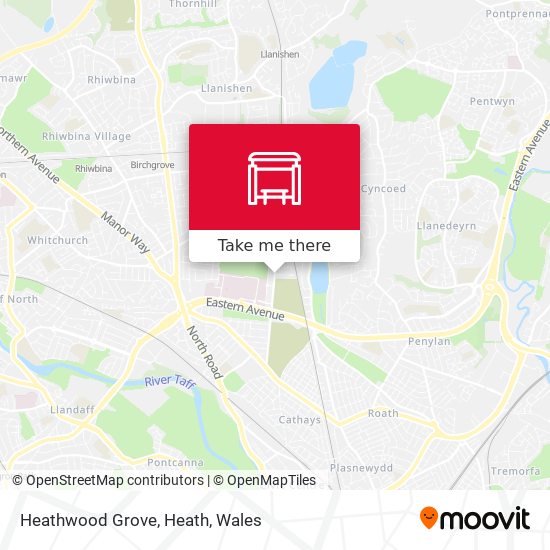 Heathwood Grove, Heath map