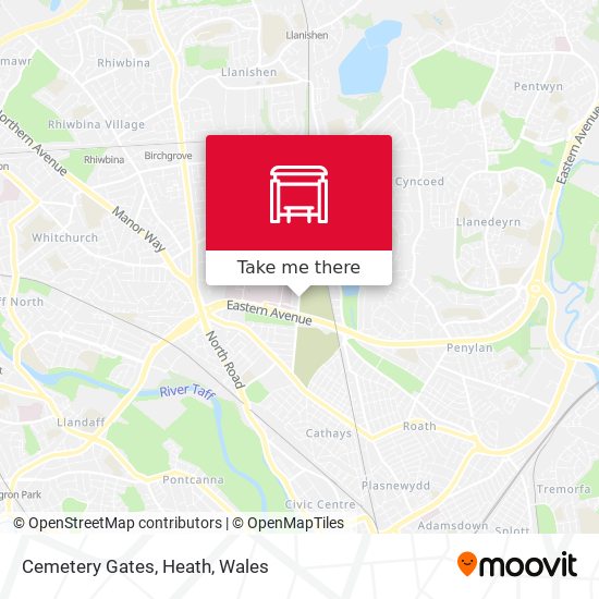 Cemetery Gates, Heath map