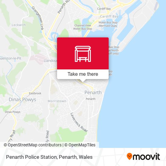Penarth Police Station, Penarth map