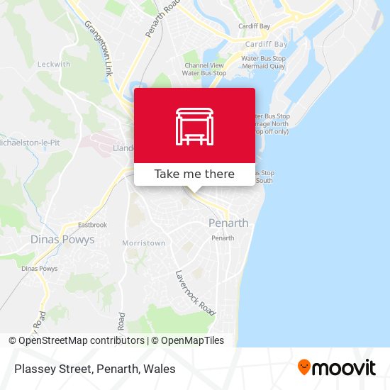 Plassey Street, Penarth map