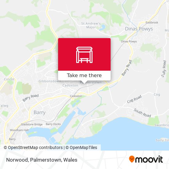 Norwood, Palmerstown map