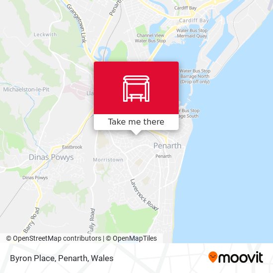 Byron Place, Penarth map