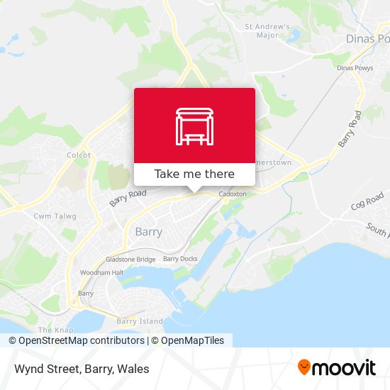 Wynd Street, Barry map