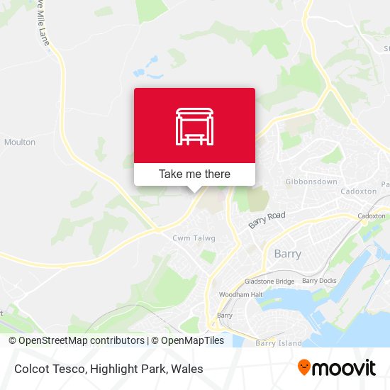 Colcot Tesco, Highlight Park map