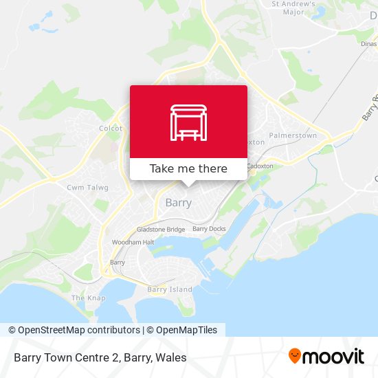 Barry Town Centre 2, Barry map