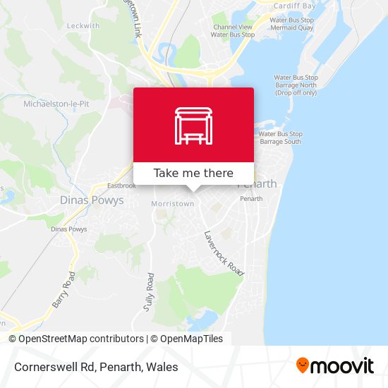 Cornerswell Rd, Penarth map