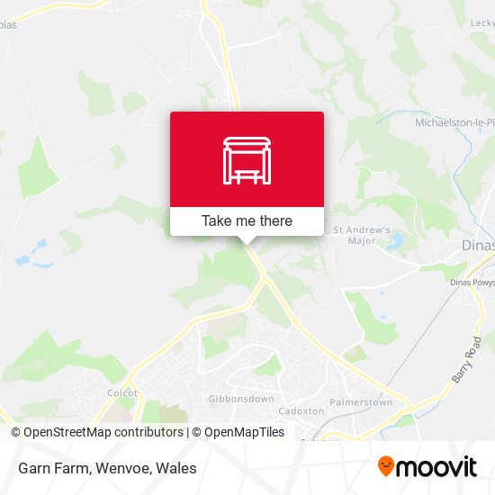 Garn Farm, Wenvoe map