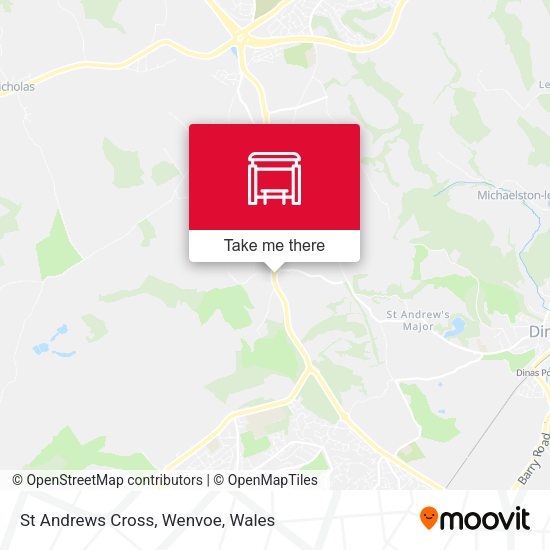 St Andrews Cross, Wenvoe map