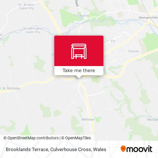 Brooklands Terrace, Culverhouse Cross map