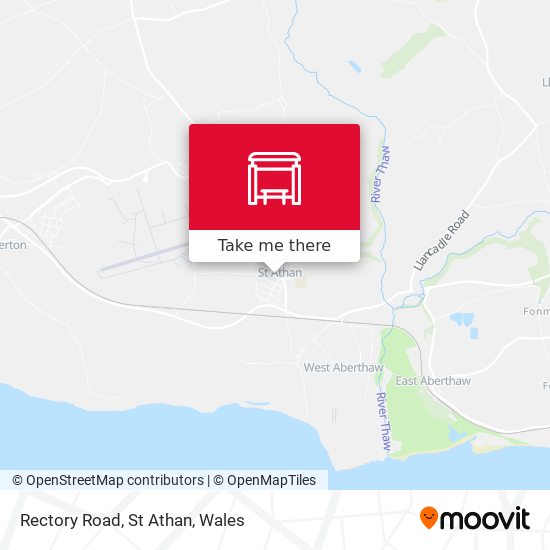 Rectory Road, St Athan map