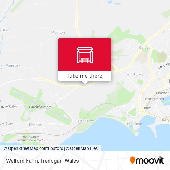 Welford Farm, Tredogan map