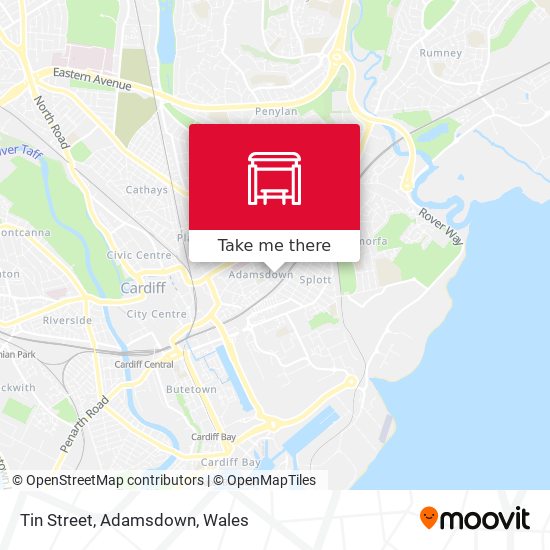Tin Street, Adamsdown map
