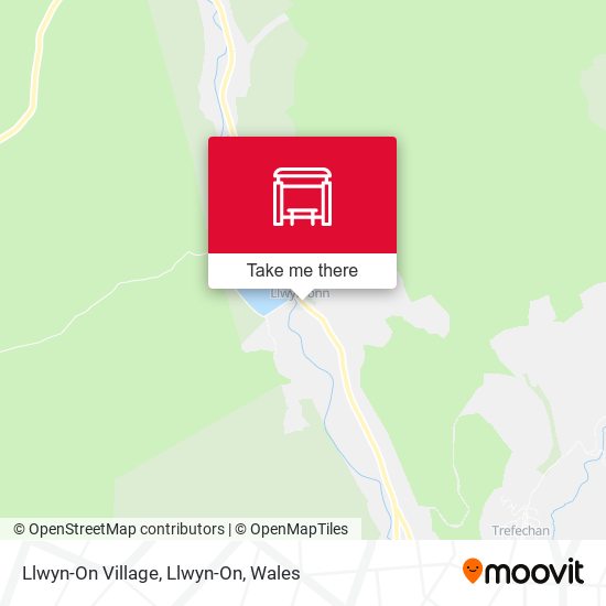Llwyn-On Village, Llwyn-On map
