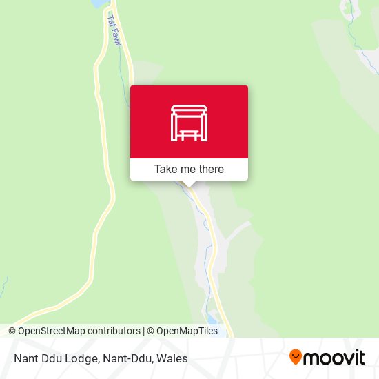 Nant Ddu Lodge, Nant-Ddu map