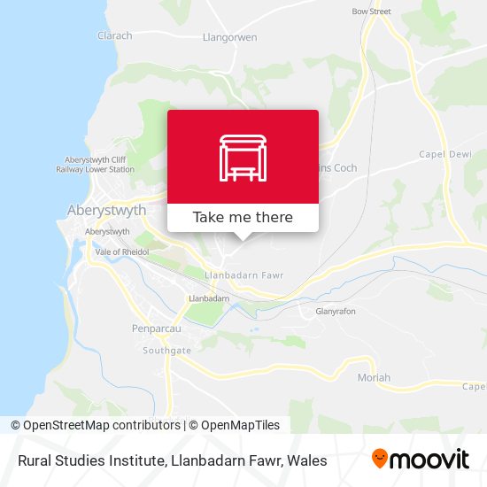 Rural Studies Institute, Llanbadarn Fawr map