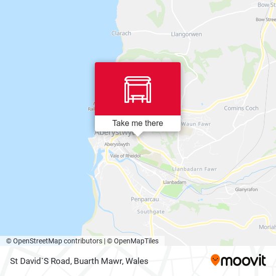 St David`S Road, Buarth Mawr map