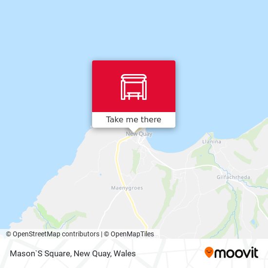 Mason`S Square, New Quay map