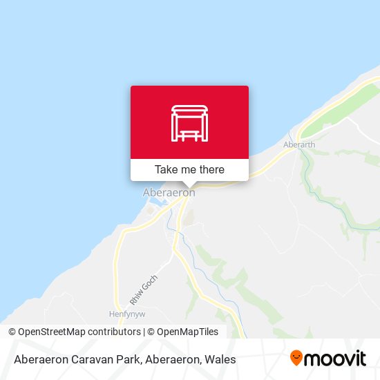 Aberaeron Caravan Park, Aberaeron map