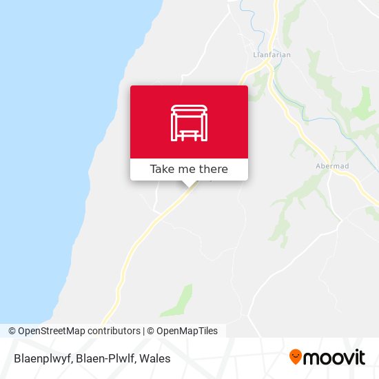Blaenplwyf, Blaen-Plwlf map