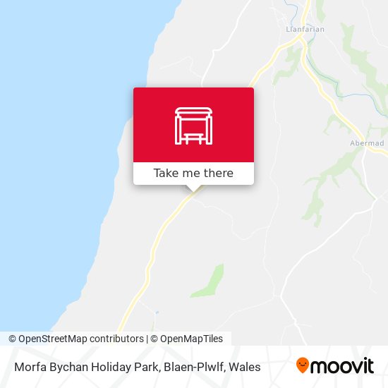 Morfa Bychan Holiday Park, Blaen-Plwlf map