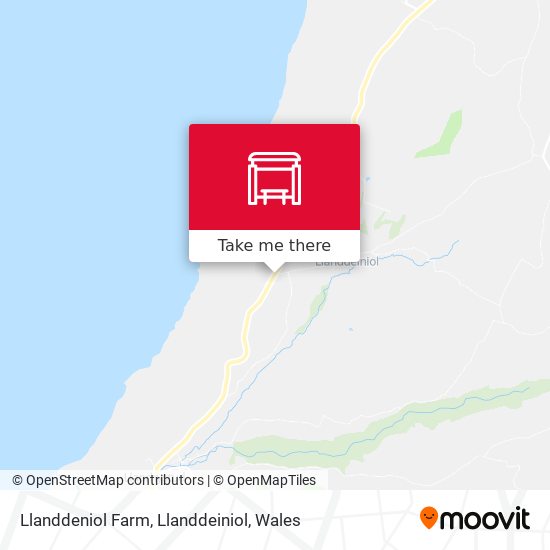 Llanddeniol Farm, Llanddeiniol map