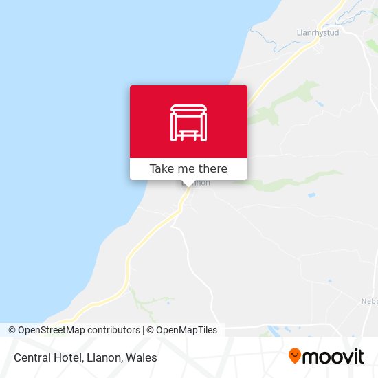 Central Hotel, Llanon map