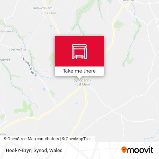 Heol-Y-Bryn, Synod map
