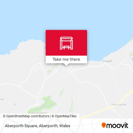 Aberporth Square, Aberporth map