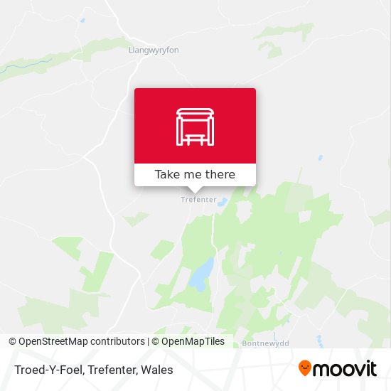 Troed-Y-Foel, Trefenter map