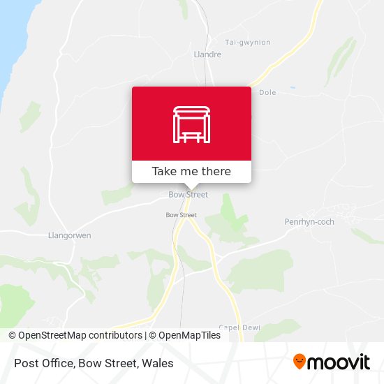 Post Office, Bow Street map