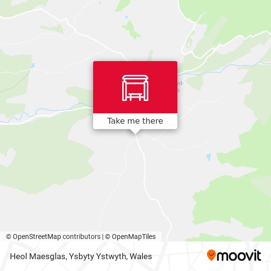 Heol Maesglas, Ysbyty Ystwyth map