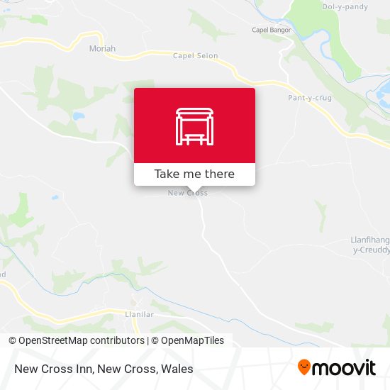 New Cross Inn, New Cross map