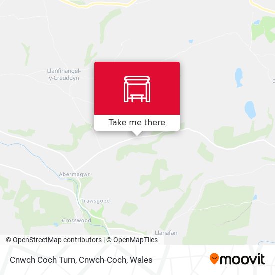 Cnwch Coch Turn, Cnwch-Coch map