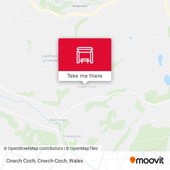 Cnwch Coch, Cnwch-Coch map