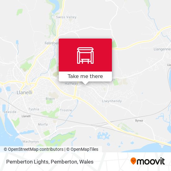 Pemberton Lights, Pemberton map