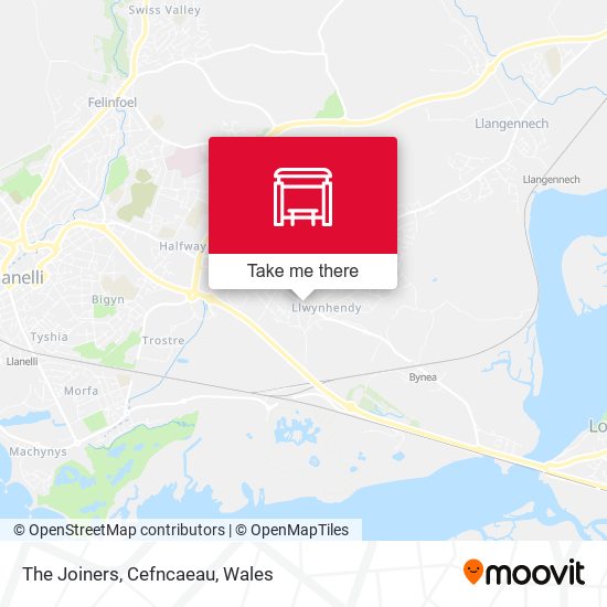 The Joiners, Cefncaeau map