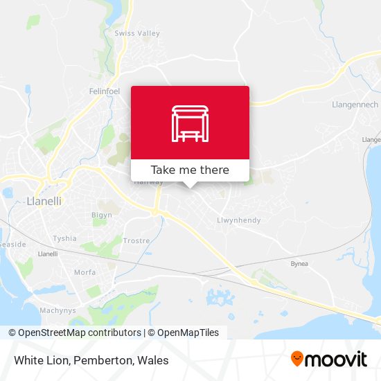 White Lion, Pemberton map