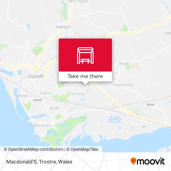 Macdonald'S, Trostre map