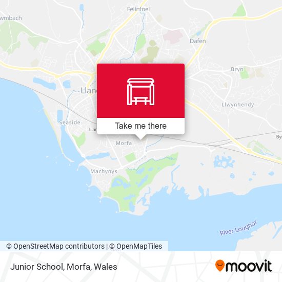 Junior School, Morfa map