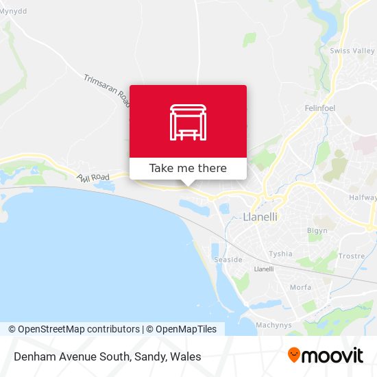 Denham Avenue South, Sandy map