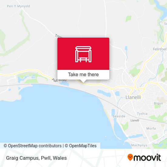 Graig Campus, Pwll map