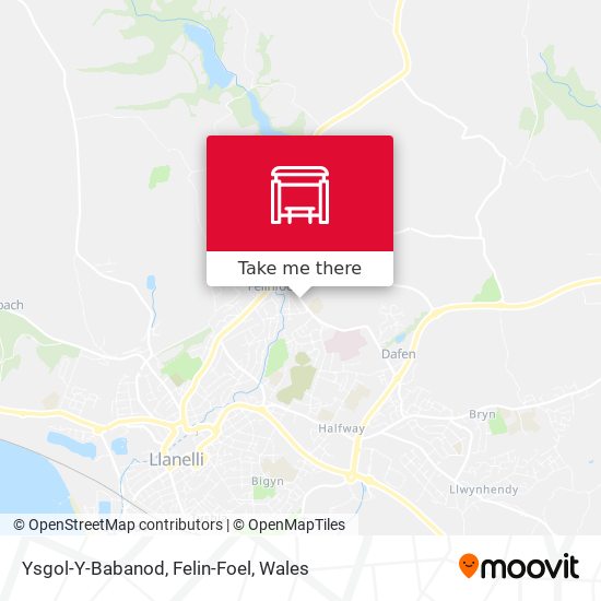 Ysgol-Y-Babanod, Felin-Foel map